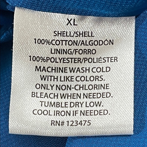 Textile Elizabeth and James Meg Blue Floral Maxi Dress Size XL - Picture 11 of 13